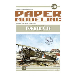 Orel359 1/33 Fokker C.is Series Military Aviation Netherlands 1918 Paper Model Kit