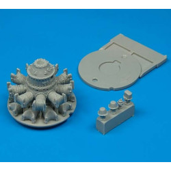 Quickboost 48026 1/48 F4u-7 Corsair Engine For Hasegawa Kit Accessories Kit