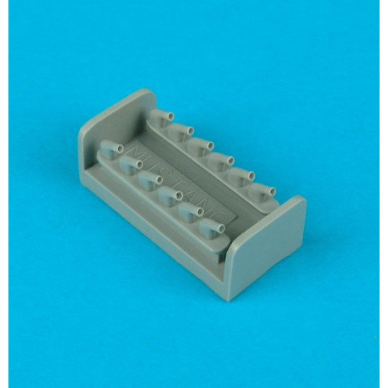 Quickboost 48060 1/48 P-51d Mustang Exhaust Type B For Tamiya Accessories Kit