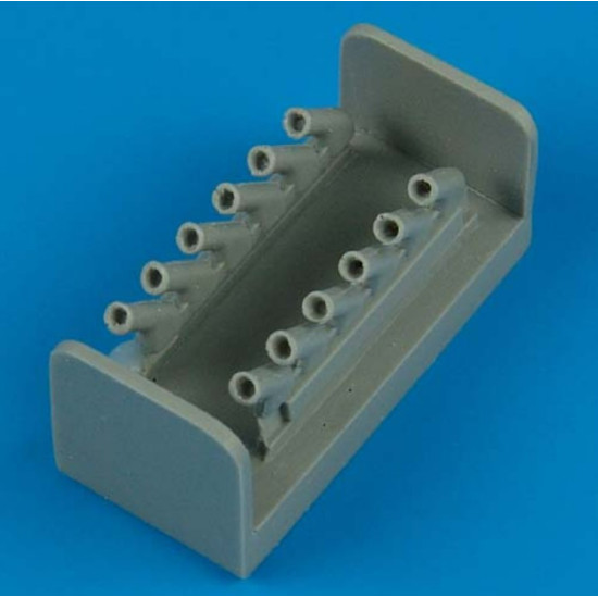 Quickboost 48183 1/48 Spitfire Mk. Ix Exhaust Round For Hasegawa Accessoires Kit