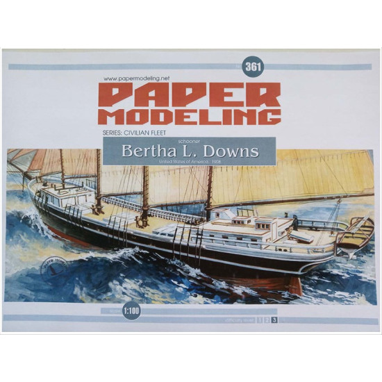 Orel 361/5 1/100 Bertha L. Downs Masts And Beams Paper Modeling Accessories To Models