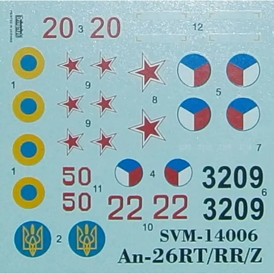 Sova Model 14006 1/144 An 26rt Rr Z Plastic Model Kit