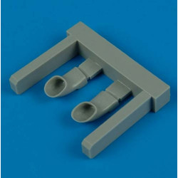 Quickboost 48302 1/48 Nakajima Ki 44-ii Exhaust For Hasegawa Accessories Kit