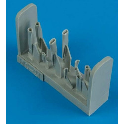 Quickboost 48367 1/48 Mig-21mf Air Scoops For Eduard Accessories For Aircraft