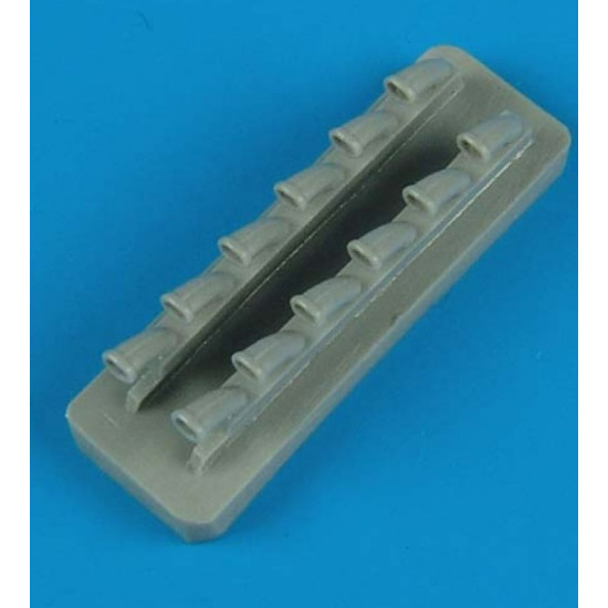 Quickboost 48368 1/48 Junkers Ju 87b Stuka Exhaust For Italeri Accessories Kit