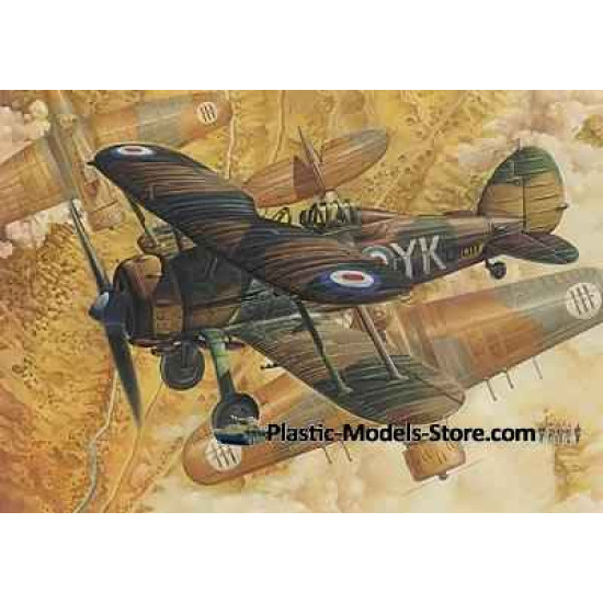 WWII UK RAF Gloster Gladiator Mk I fini AIRCRAFT 1/48 EASY MODEL Avion 