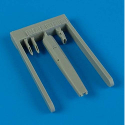 Quickboost 48390 1/48 Gsh-23 Twin-barrel Gun For Mig-21 Late Versions For Eduard