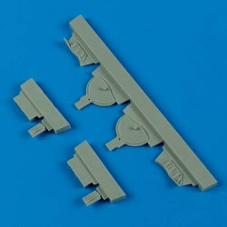 Quickboost 48451 1/48 A6m5 Zero Undercarriage Covers For Hasegawa