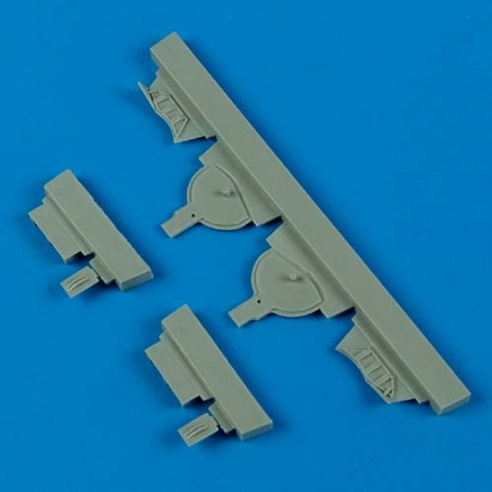 Quickboost 48451 1/48 A6m5 Zero Undercarriage Covers For Hasegawa