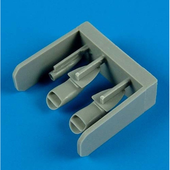 Quickboost 48487 1/48 Mig-23m Flogger B Air Scoops For Trumpeter Accessories Kit