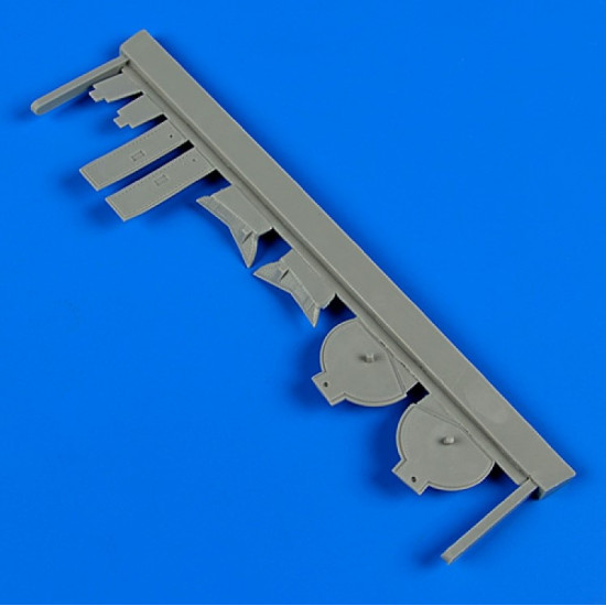 Quickboost 48592 1/48 N1k1 Shiden Undercarriage Covers For Hasegawa Accessories