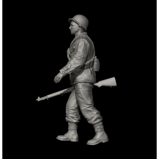 Panzer Art Fi35-093 1/35 Us Soldier In M43 Uniform No.1 Resin Model Kit