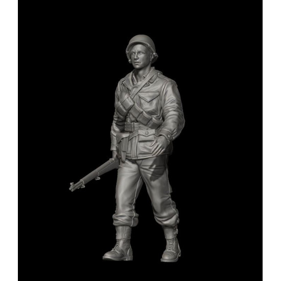 Panzer Art Fi35-093 1/35 Us Soldier In M43 Uniform No.1 Resin Model Kit