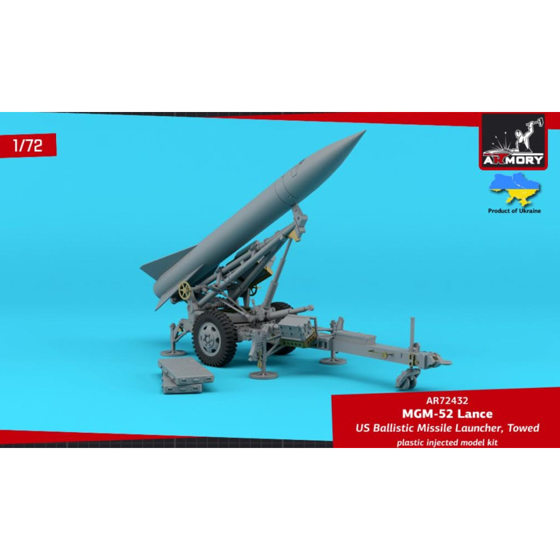 Armory 72432 1/72 MGM 52 Lance US Tactical Ballistic Surface to Surface