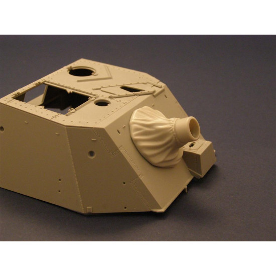 Panzer Art Re35-023 1/35 Sturmpanzer Iv Mantlet With Canvas Cover Accessories