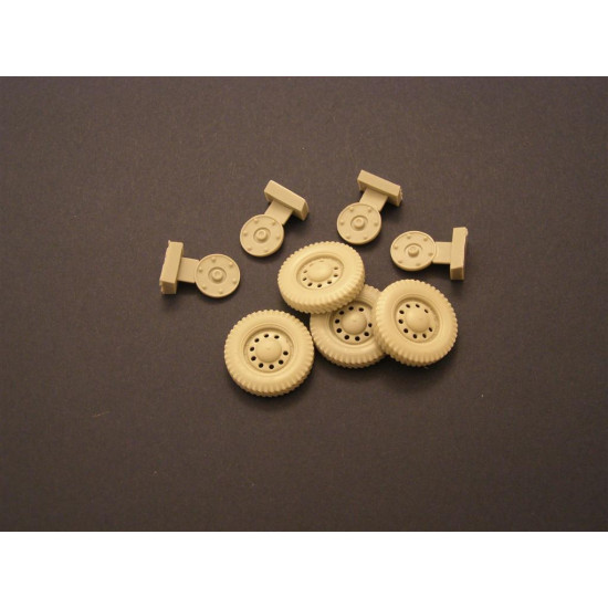 Panzer Art Re35-031 1/35 Road Wheels With Spare For Scout Car Dingo Accessories