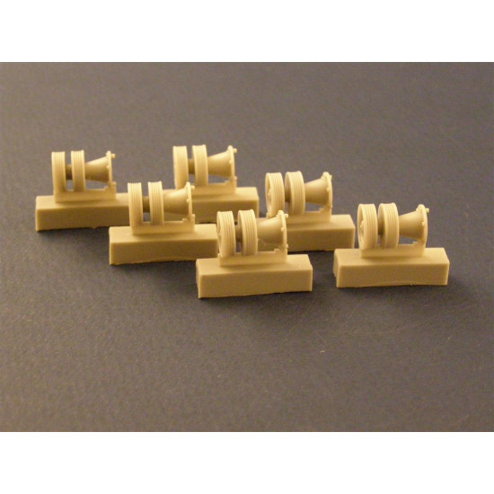 Panzer Art Re35-034 1/35 Burn Out Return Rollers For Kvi/Ii Tanks Accessories
