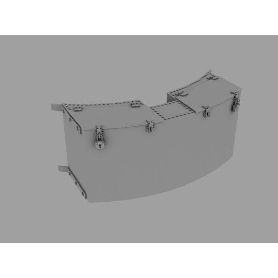 Panzer Art Re35-064 1/35 Stowage Bin For Tiger I Tank Kursk Battle