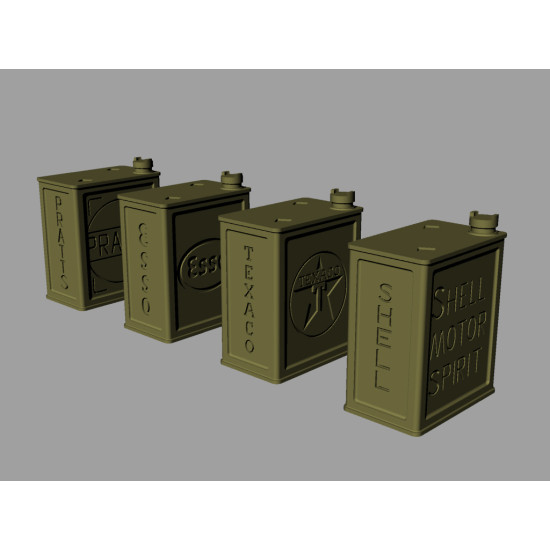 Panzer Art Re35-147 1/35 2 Gal British Pow Canisters Commercial Set