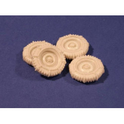 Panzer Art Re35-159 1/35 Road Wheels With Chains For Us Jeep Accessories Kit