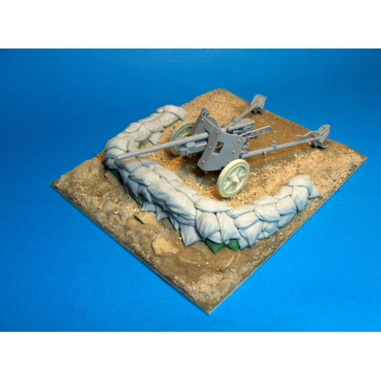 Panzer Art Re35-183 1/35 North Africa Light Anti-tank Gun Stand Diorama Kit