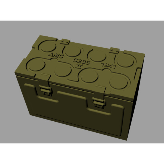 Panzer Art Re35-185 1/35 C206 British Ammo Boxes 25 Pdr Gun Accessories Kit