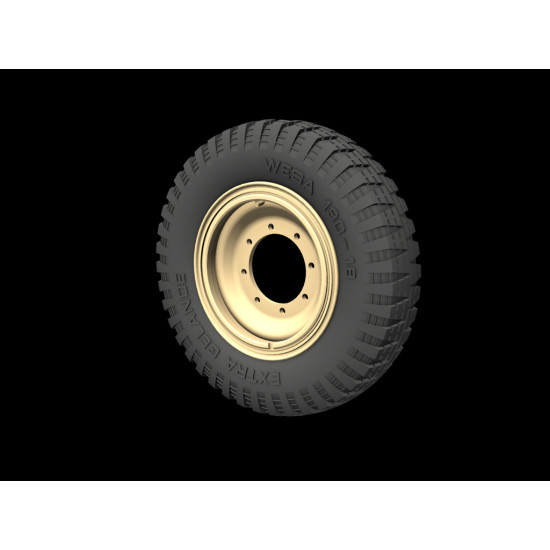 Panzer Art Re35-234 1/35 Spare Wheels For Sd.kfz 11 And 251 Gelande Pattern