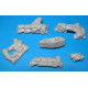 Panzer Art Re35-284 1/35 Heavy Sand Armor For Pziii North Africa Accessories Kit