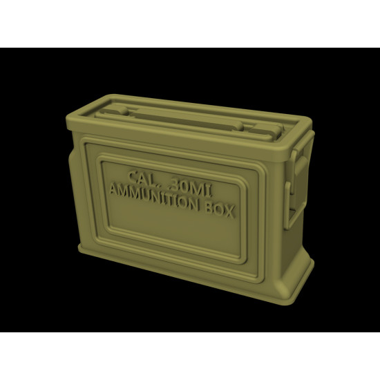 Panzer Art Re35-393 1/35 Us Ammo Boxes For 0,3 Ammo Metal Patern Accessories Kit