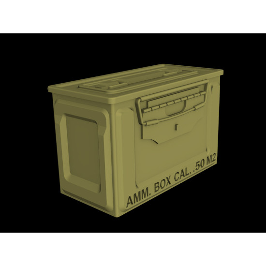 Panzer Art Re35-394 1/35 Us Ammo Boxes For 0,5 Ammo Metal Patern Accessories Kit