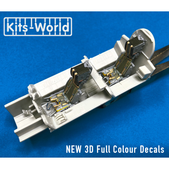 Kits World Kw3d132020 1/32 3d Decal Raf Panavia Tornado Seat Belt Set