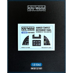 Kits World Kw3d1321008 1/32 3d Decal Instrument Panel P-47d For Revell/Hobby Boss