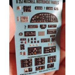 Kits World Kw3d1481030 1/48 3d Instruments Panel B-25j Mitchell Hasagawa Monogram Revell