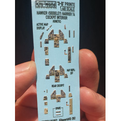 Kits World Kw3d1481057 1/48 3d Instruments Panel Hawker Siddeley Harrier T4 Kinetic