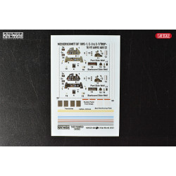 Kits World Kw3d1481076 1/48 3d Decal Instruments Panel Messerschmitt Bf 109e-1 E-3 E-7