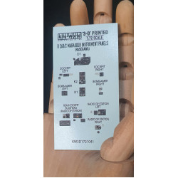 Kits World Kw3d1721041 1/72 3d Decal Instrument Panels B26b/C Marauder Hasegawa