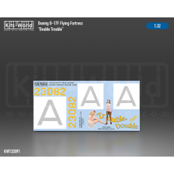 Kits World Kw132091 1/32 Decal For Boeing B-17f Flying Fortress For Hong Kong