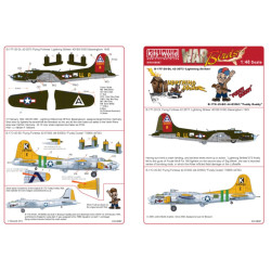 Kits World Kw148087 1/48 Decal Boeing B-17f/G Flying Fortress