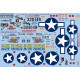 Kits World Kw148098 1/48 Decal For B-25j Mitchell Accessories Kit