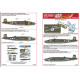 Kits World Kw148110 1/48 Decal For B-25h Mitchell 43-4432 6n Berlin Express