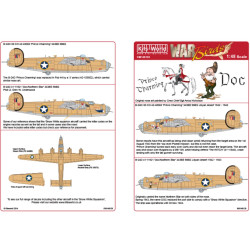 Kits World Kw148120 1/48 Decal For B-24d Liberator Accessories Kit