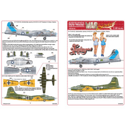 Kits World Kw148135 1/48 Decal For Boeing B-17 F/G Flying Fortress