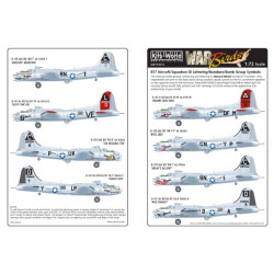 Kits World Kw172012 1/72 Decal For B17 F/G Flying Fortress