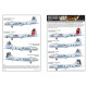 Kits World Kw172012 1/72 Decal For B17 F/G Flying Fortress