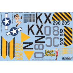 Kits World Kw172062 1/72 Decal For B-26 Marauders Accessories Kit