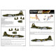 Kits World Kw172067 1/72 Decal For B-17 Flying Fortress Accessories Kit