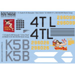 Kits World Kw172068 1/72 Decal For B-26 Marauders Accessories Kit