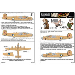Kits World Kw172115 1/72 Decal For B-24d Liberator B-24d-40-co 42-40256 Happy