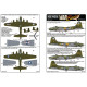 Kits World Kw172119 1/72 Decal For B-17f Flying Fortress Accessories For Aircraft
