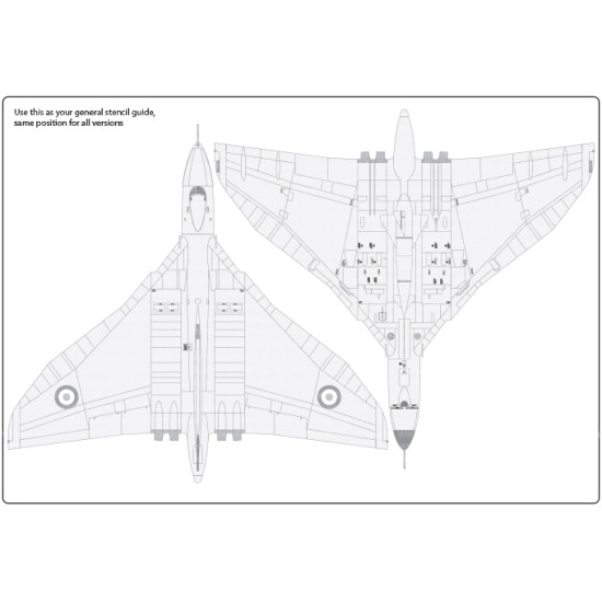 Kits World Kw172214 1/72 Decal For Avro Vulcan Accessories For Aircraft Kits World Kw172214 1/72 Decal For Avro Vulcan Accessories For Aircraft